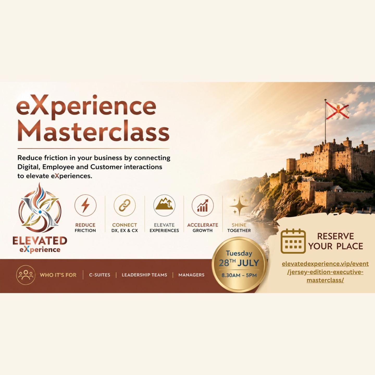Experience Masterclass 28 July