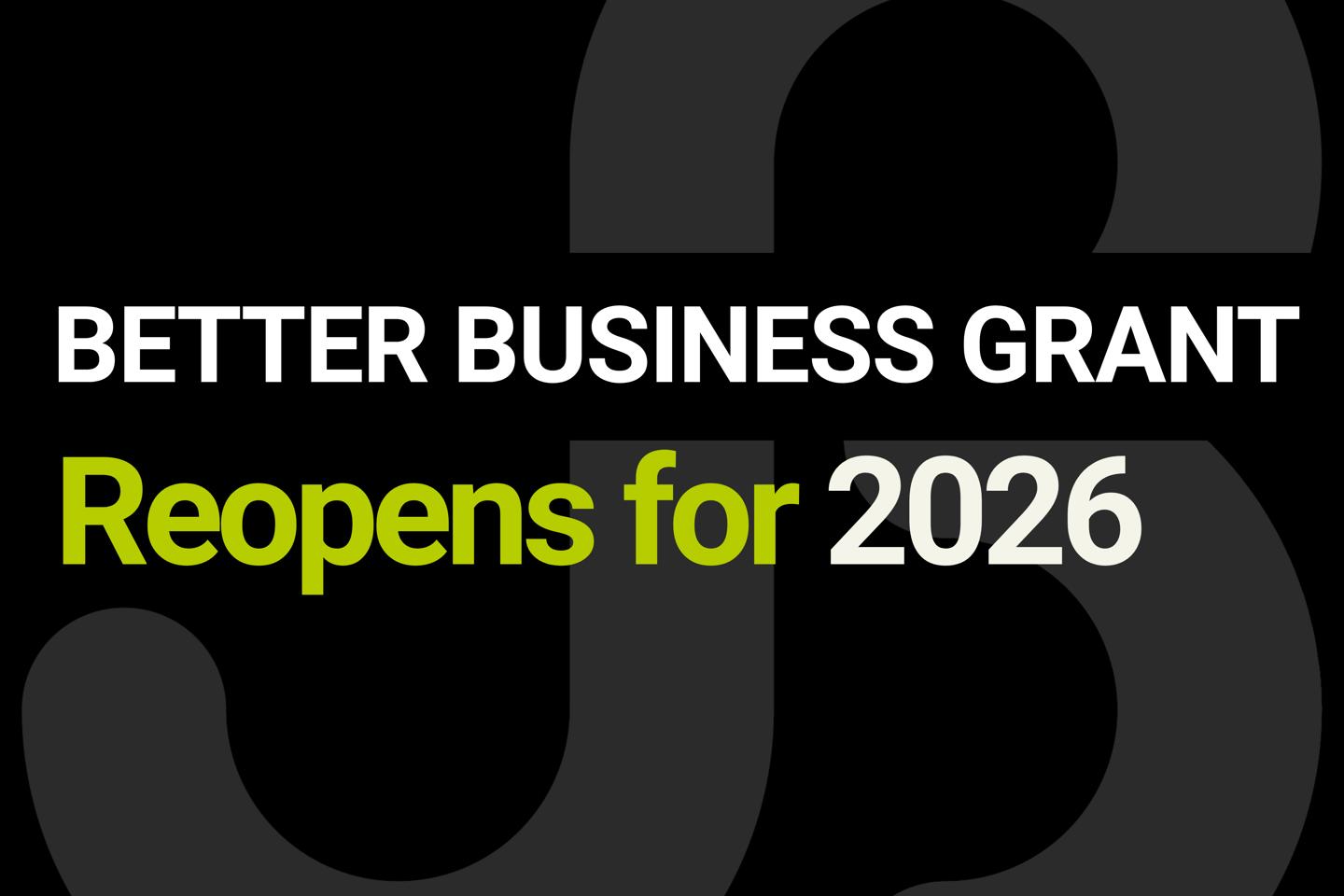 BBG Reopens For 2026