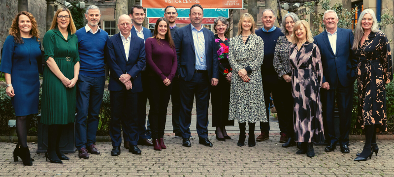 The team of Jersey Business with their new CEO Paul Murphy